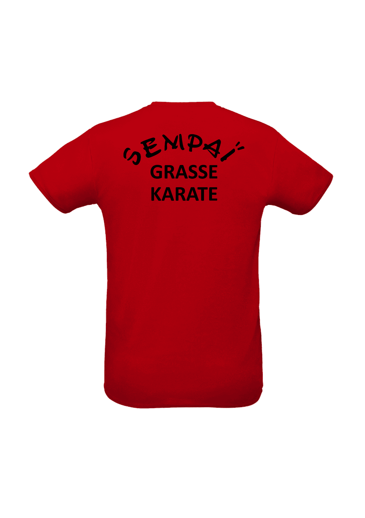 T-shirt sport Rouge Adulte 008 SEMPAI GRASSE KARATE - SGK08-SPRINTROUGEDOS