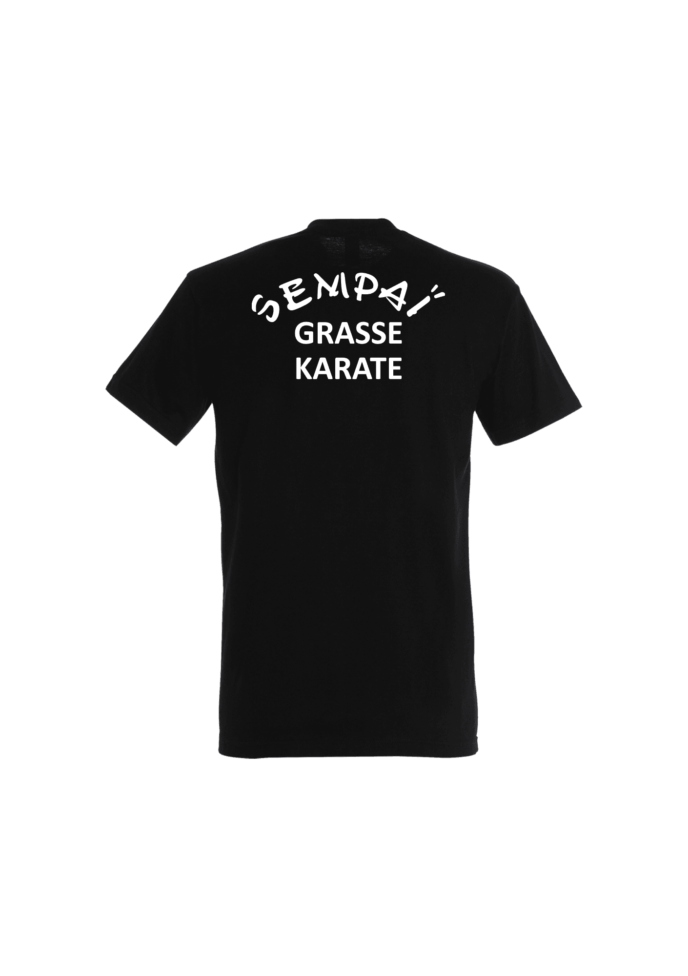 T-shirt Noir 190g Enfant 010 SEMPAI GRASSE KARATE - SGK10-IMPERIALKIDNOIRDOS